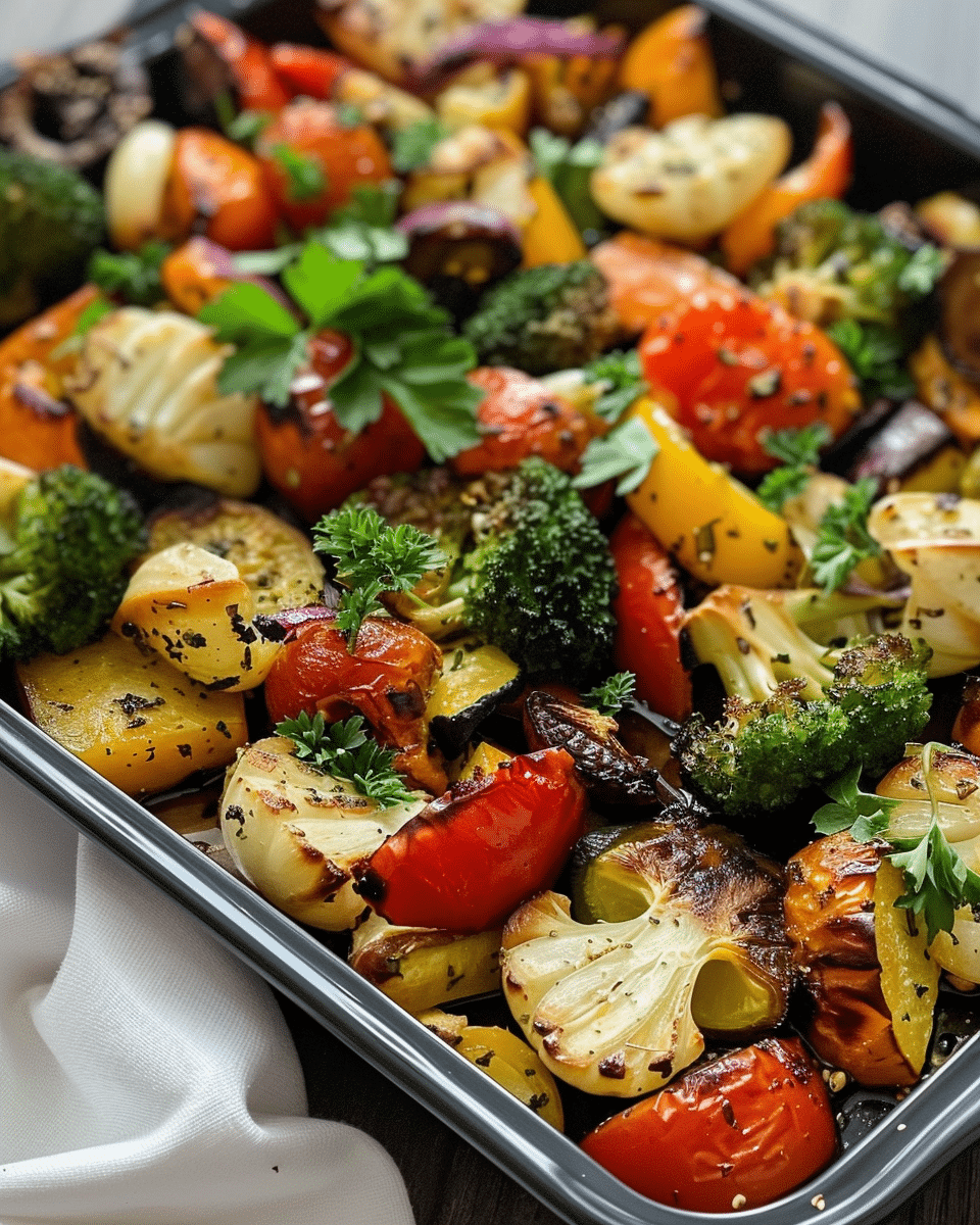Garlic Roasted Vegetables