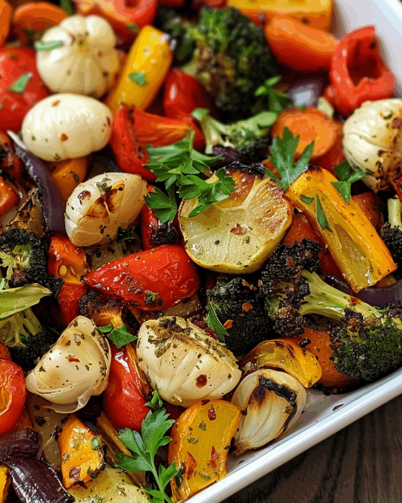 Garlic Roasted Vegetables