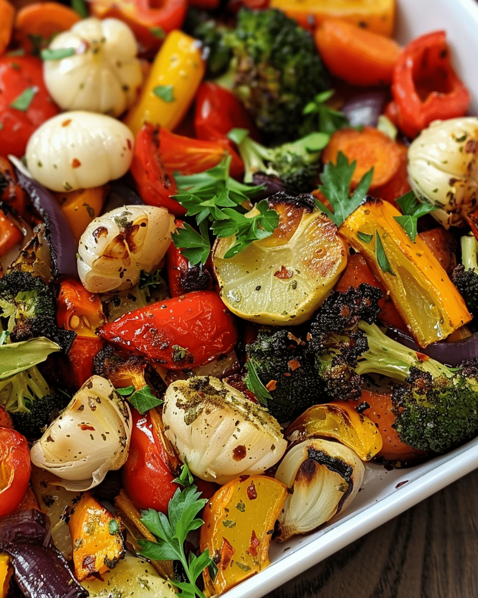 Garlic Roasted Vegetables