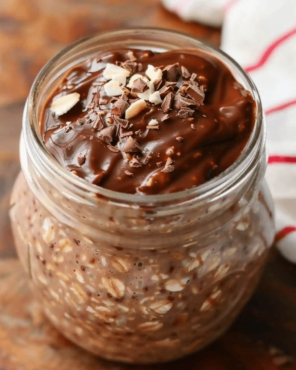Nutella Overnight Oats