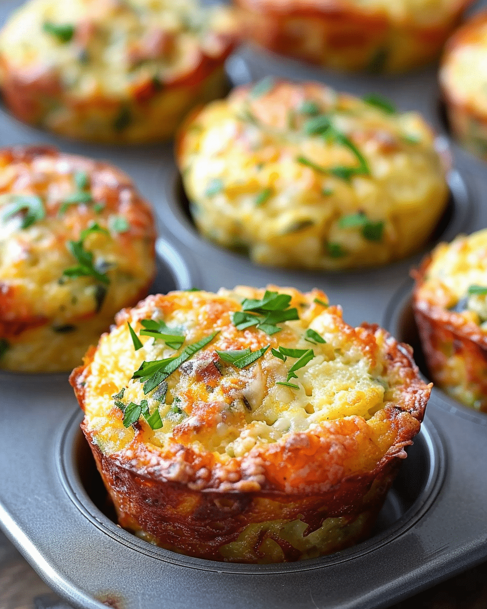 Cauliflower Cheese Muffins