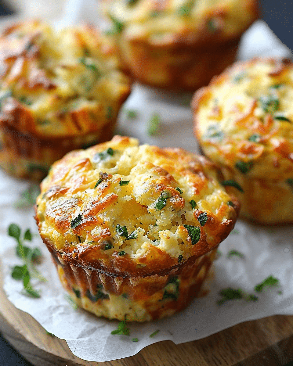 Cauliflower Cheese Muffins
