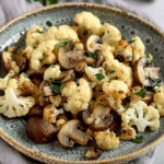 Garlic Cauliflower Mushroom Skillet