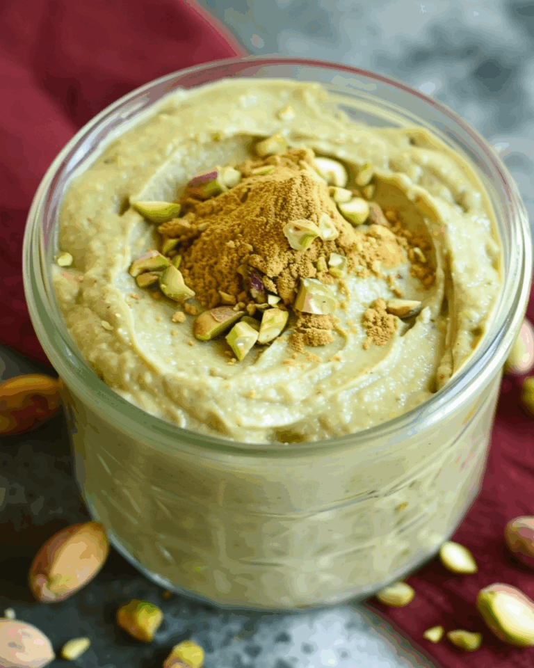 Homemade Italian Style Pistachio Cream