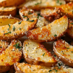 Baked Garlic Parmesan Potato Wedges