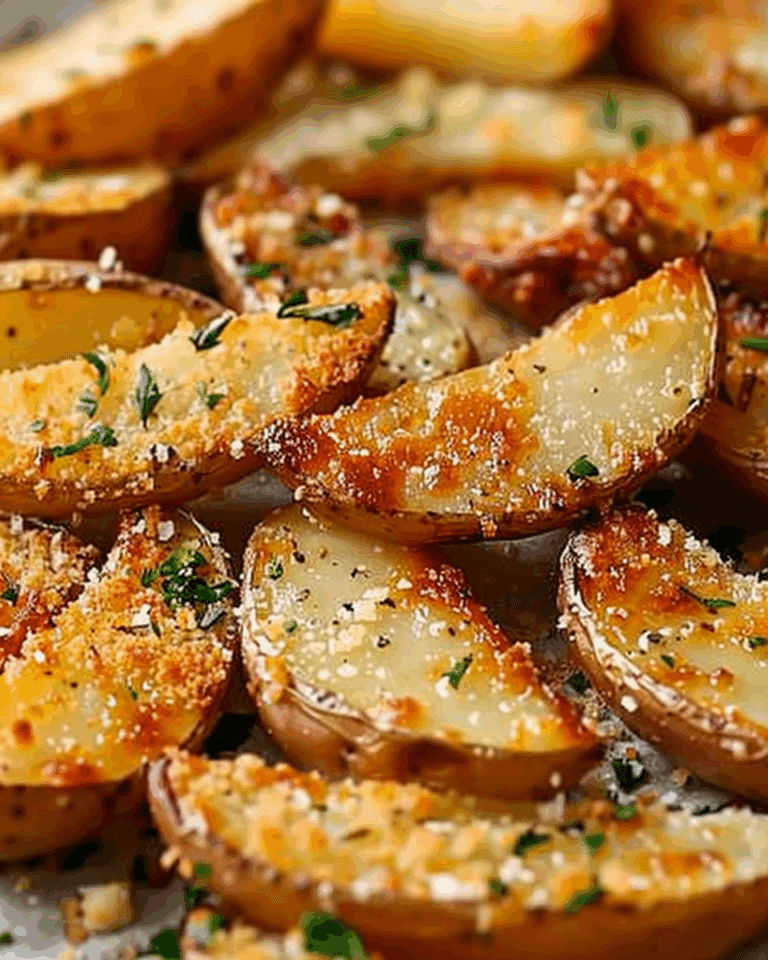 Baked Garlic Parmesan Potato Wedges