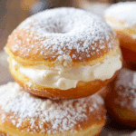 Bavarian Cream Donuts