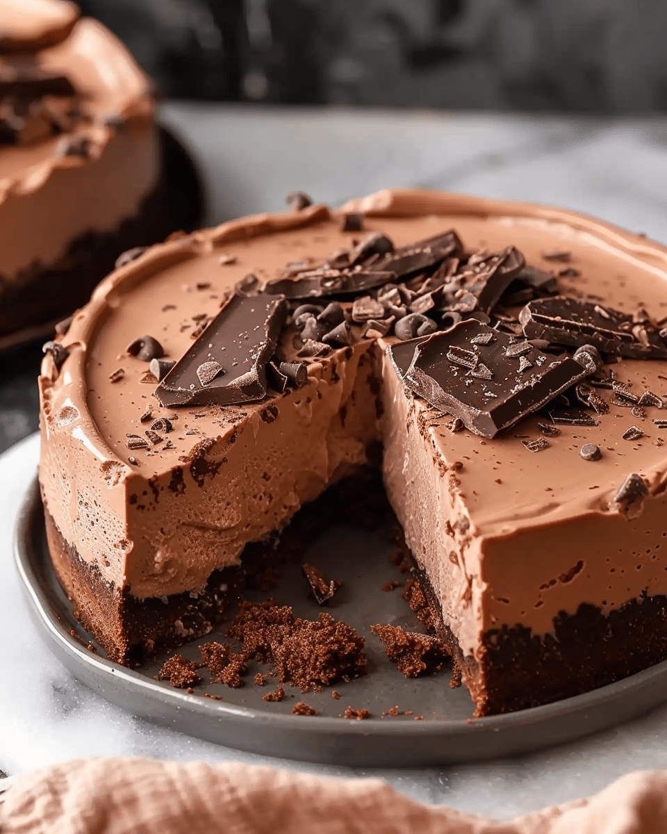 Best No-Bake Chocolate Cheesecake