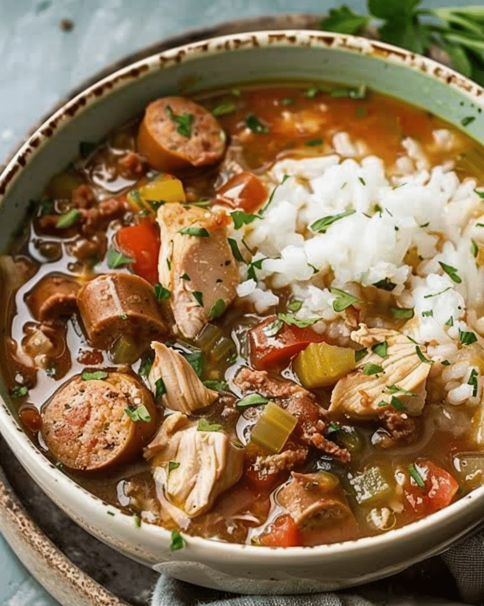 Chicken and Andouille Gumbo