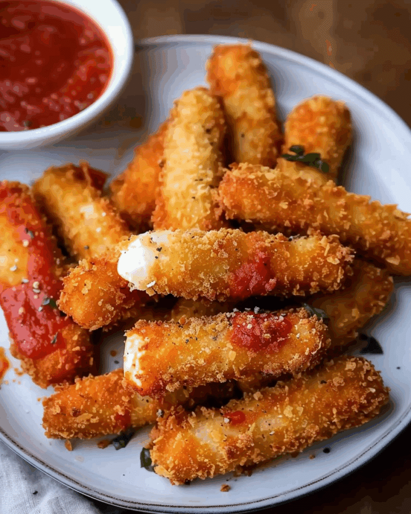 Homemade Mozzarella Sticks