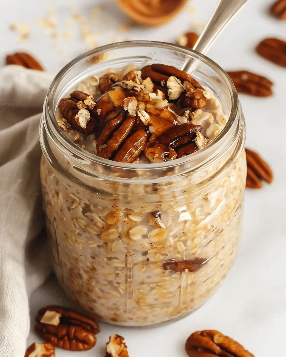 Maple Pecan Overnight Oats