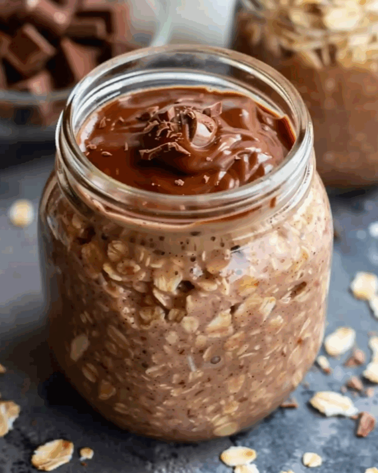 Nutella Overnight Oats