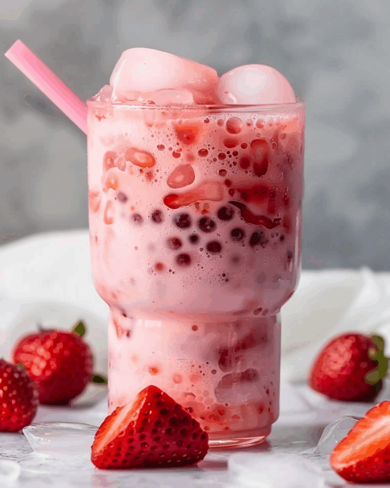 Strawberry Bubble Milk Tea