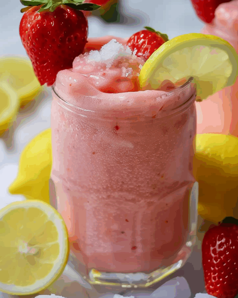 Strawberry Frosted Lemonade
