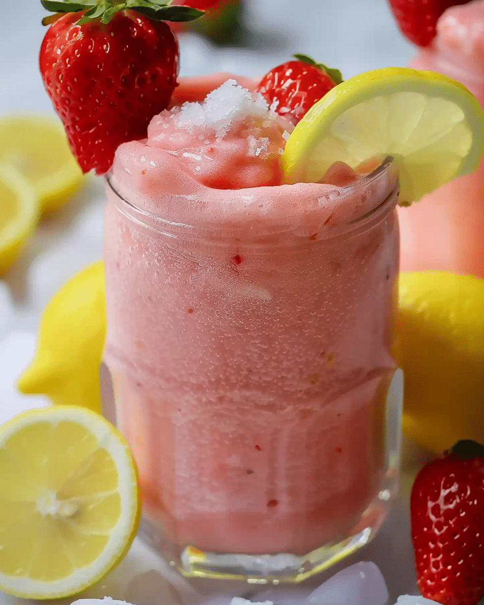 Strawberry Frosted Lemonade