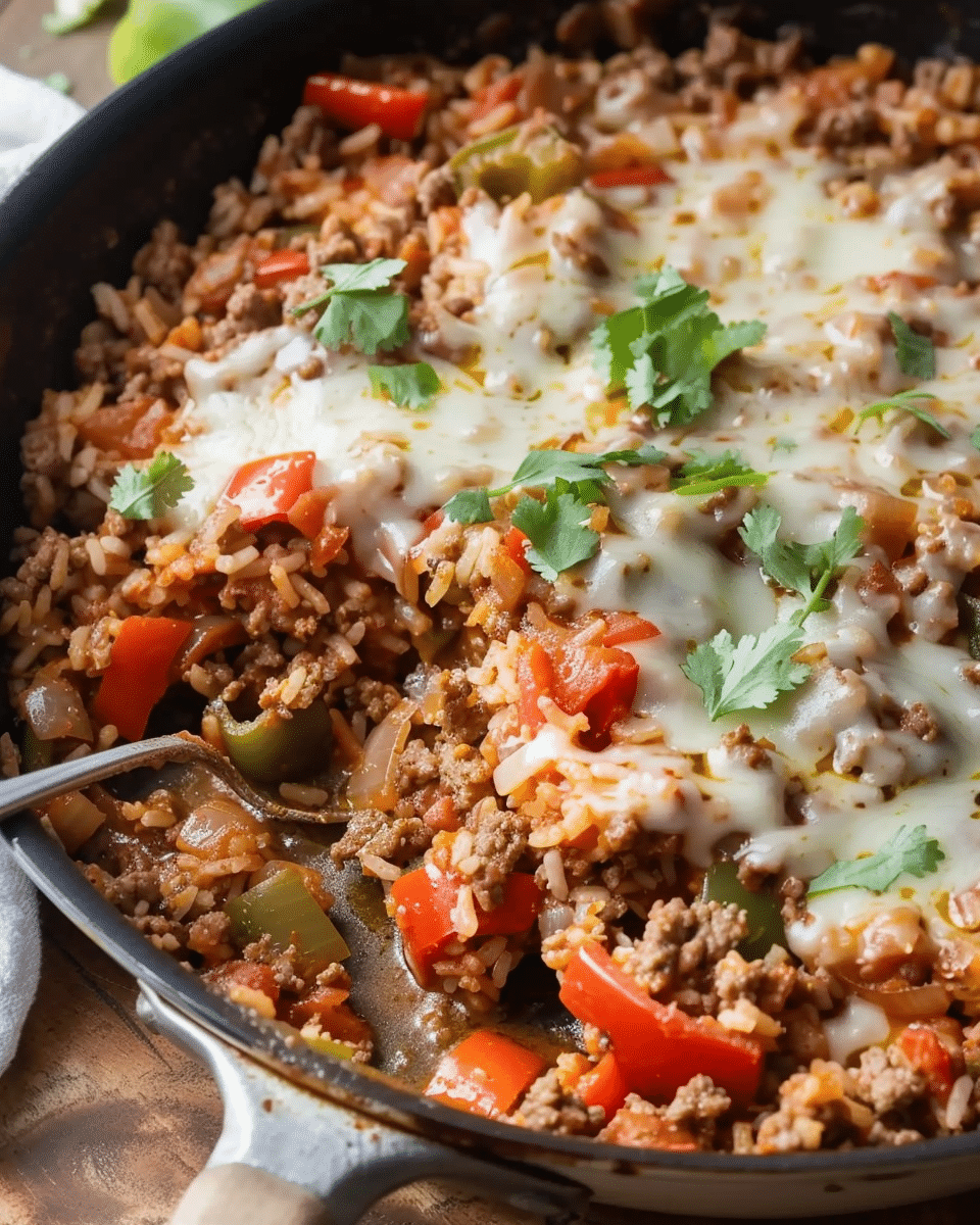 Unstuffed Peppers Skillet