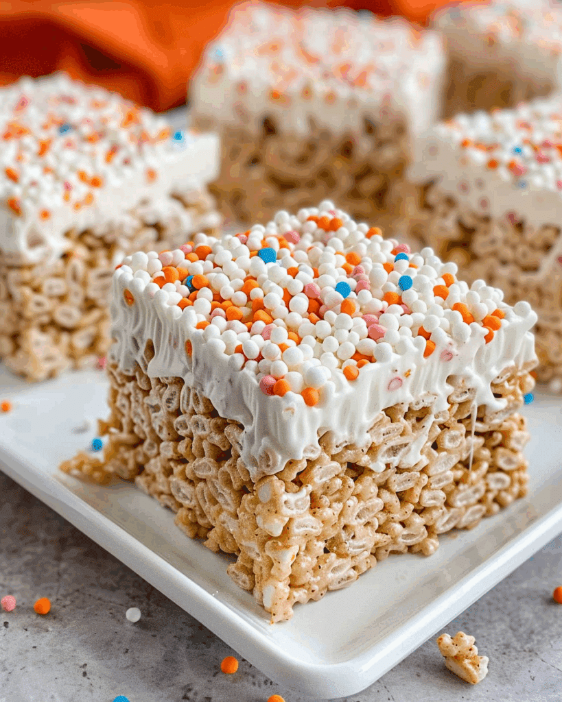 Pumpkin Spice Rice Krispie Treats