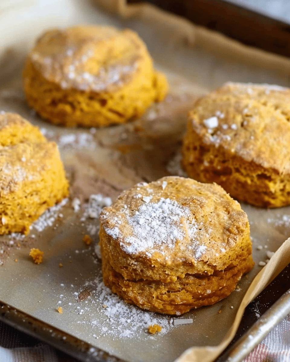 Small Batch Pumpkin Biscuits