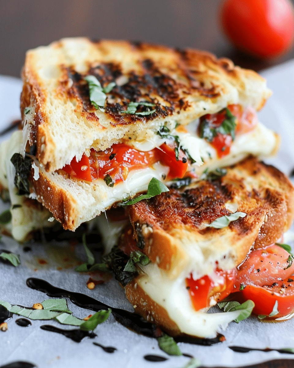 Bruschetta Grilled Cheese Sandwiches