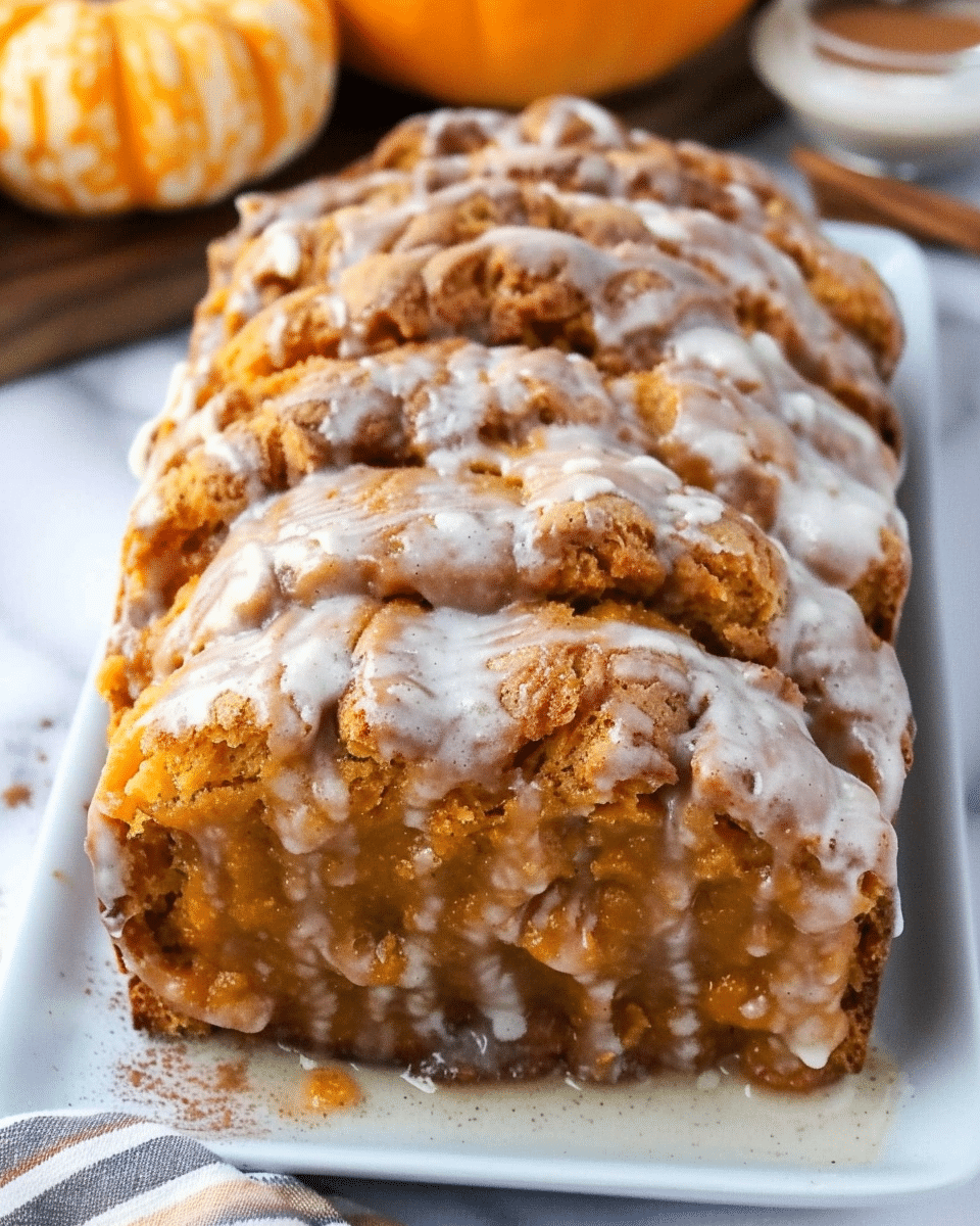 Easy Pumpkin Pull-Apart Loaf