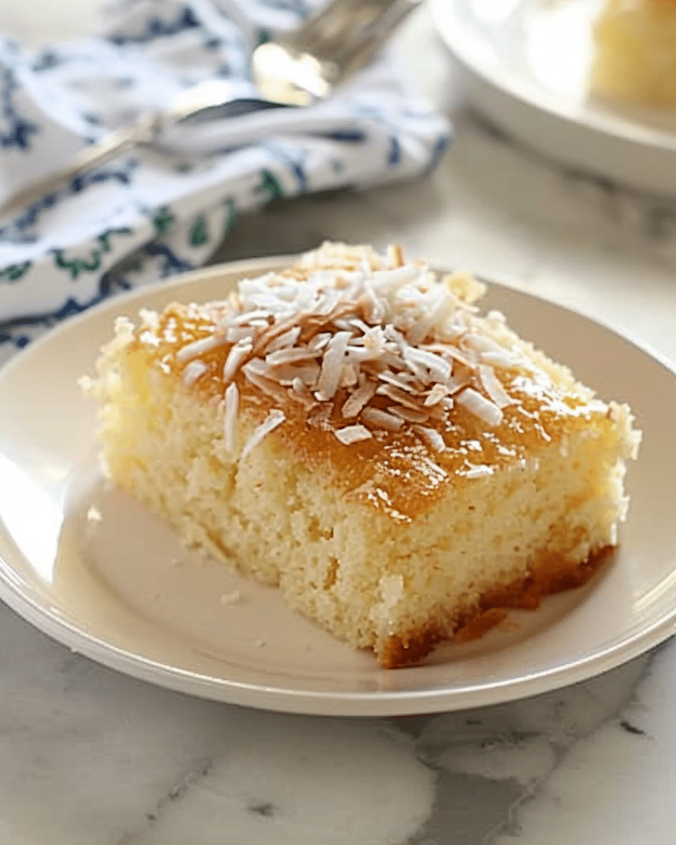 Moist Lazy Daisy Cake