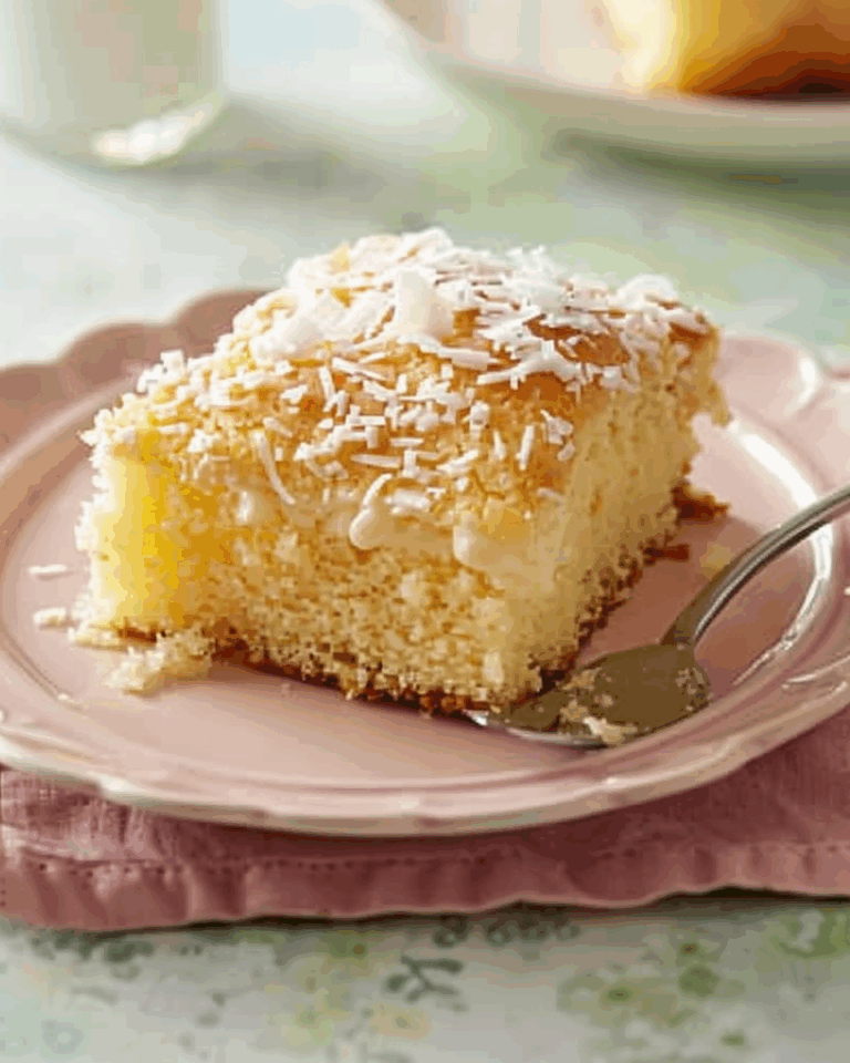 Moist Lazy Daisy Cake