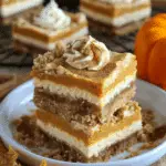 Pumpkin Cheesecake Bars