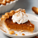 Pumpkin Pie Brûlée with Bourbon Vanilla Whipped Cream