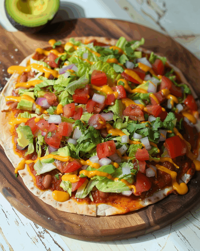 Vegan and Gluten Free Taco Pizza