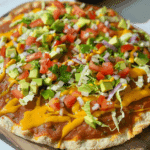 Vegan and Gluten Free Taco Pizza