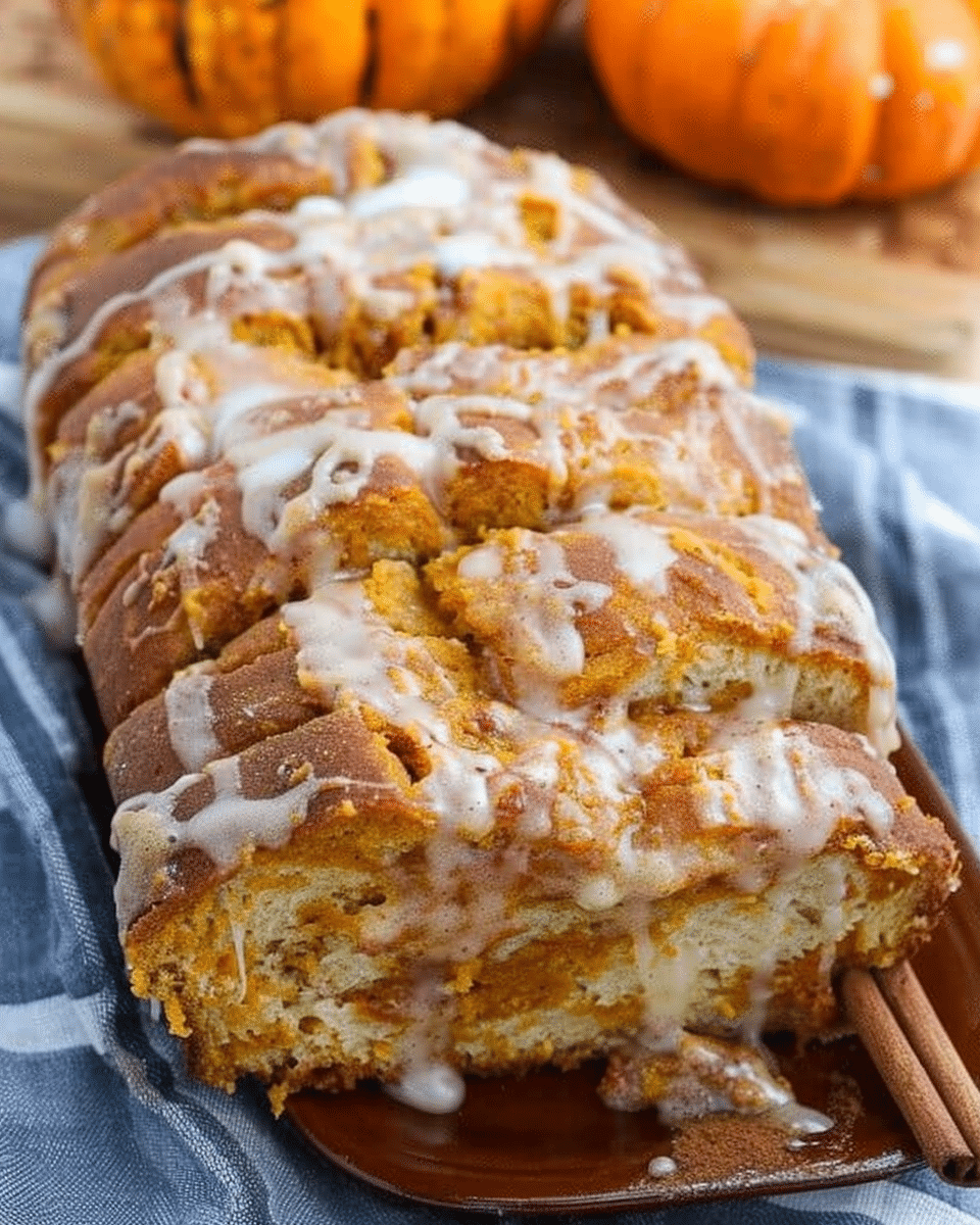Easy Pumpkin Pull-Apart Loaf