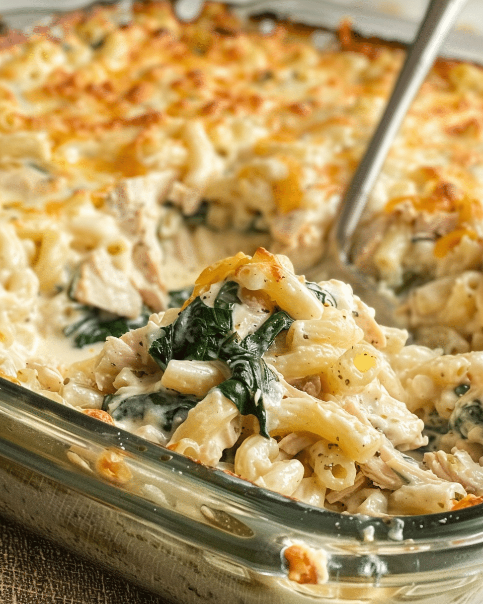 Chicken Spinach Casserole