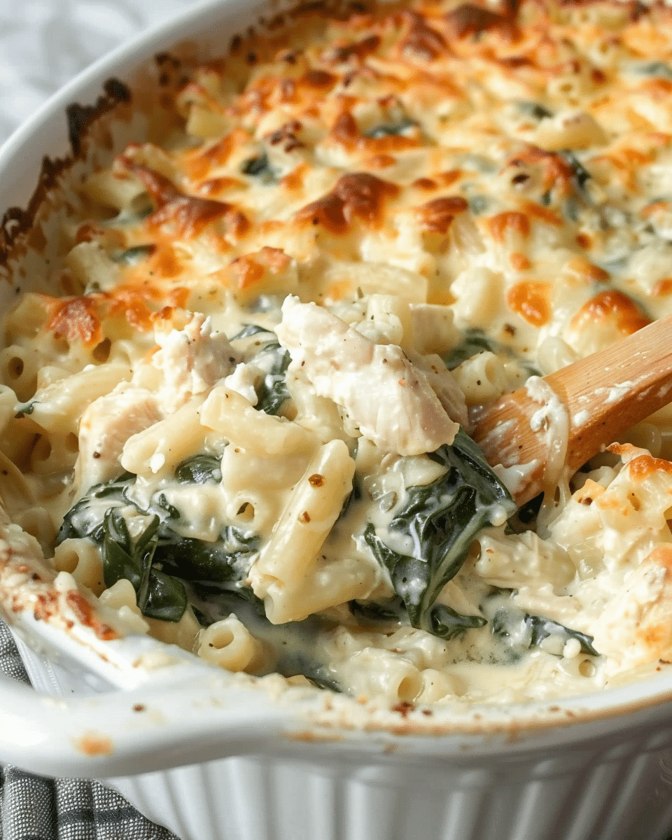 Chicken Spinach Casserole