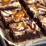 Milky Way Caramel Cheesecake Brownies