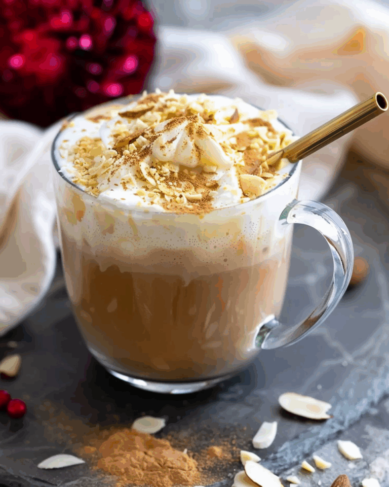 Vanilla Almond Snowflake Latte