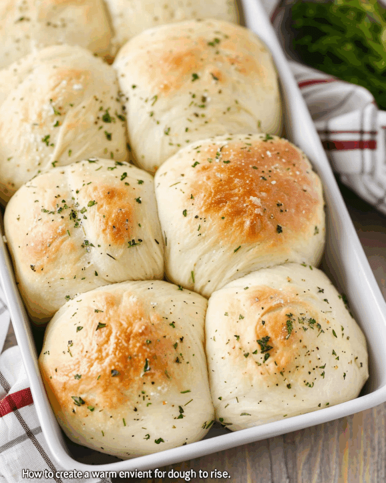 Garlic Herb Dinner Rolls
