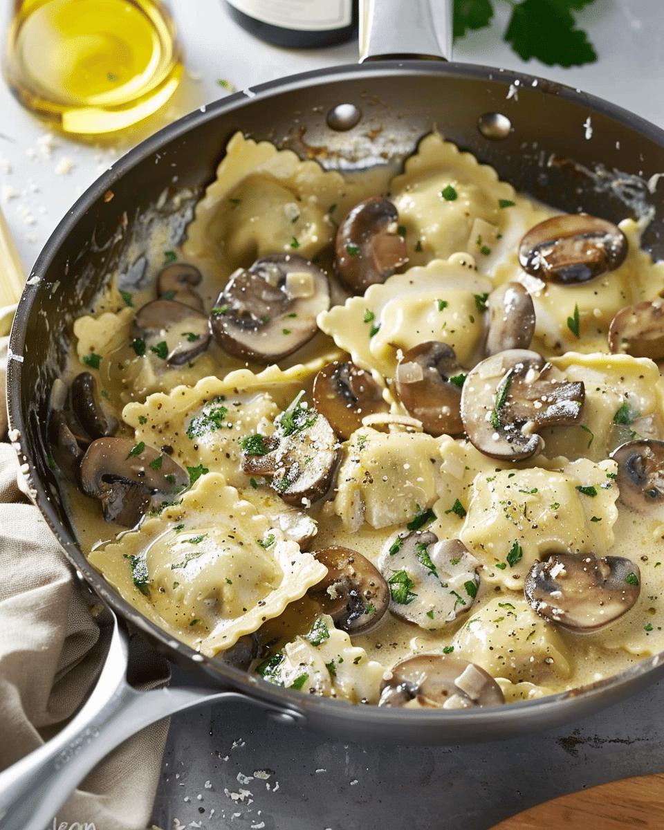 Mushroom Ravioli Sauce