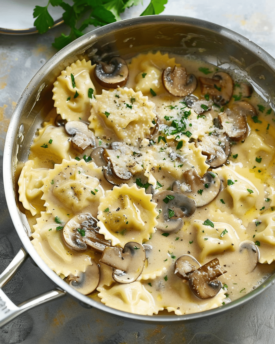 Mushroom Ravioli Sauce