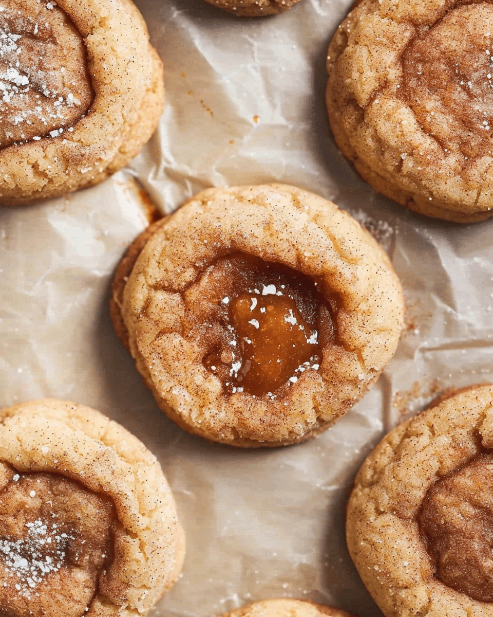 Apple Butter Snickerdoodle Cookies