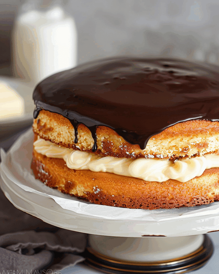 Boston Cream Pie Recipe