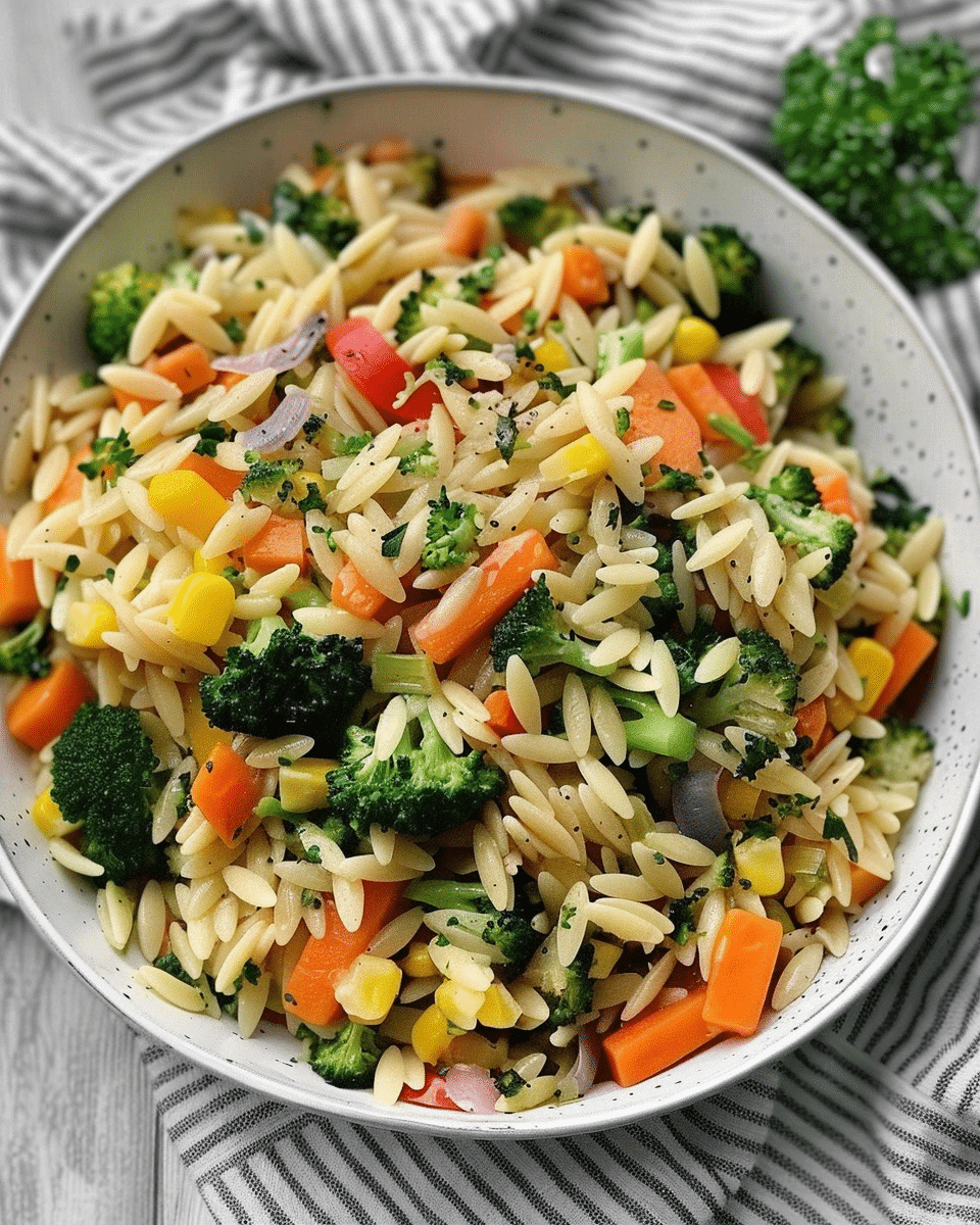 Veggie Orzo