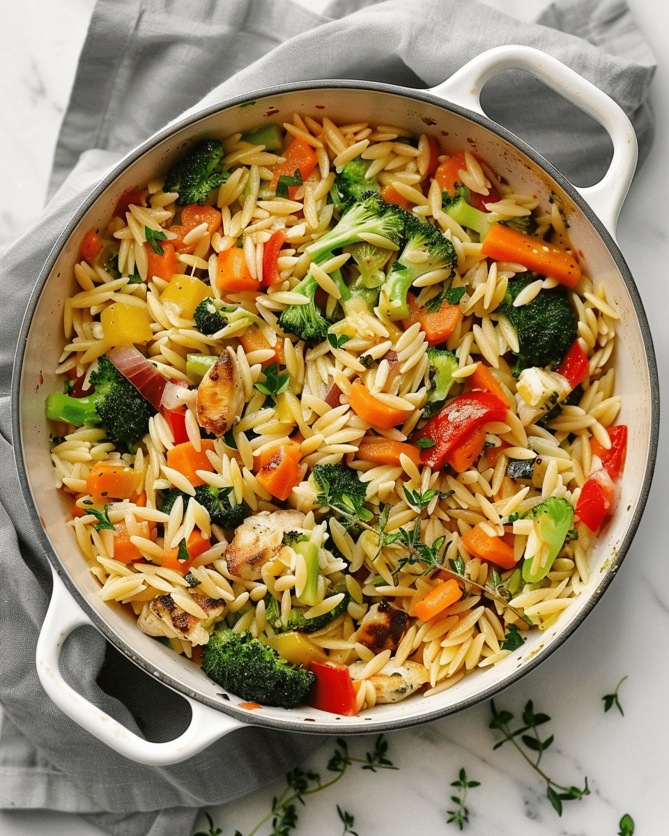 Veggie Orzo