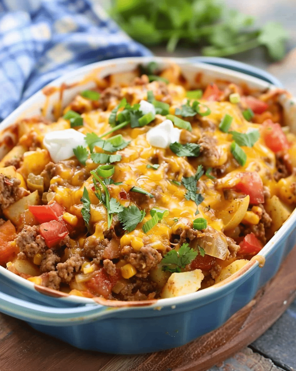 Taco Potato Casserole