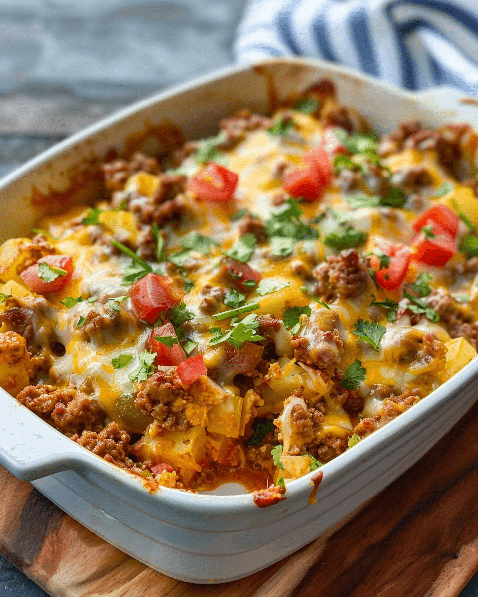 Taco Potato Casserole