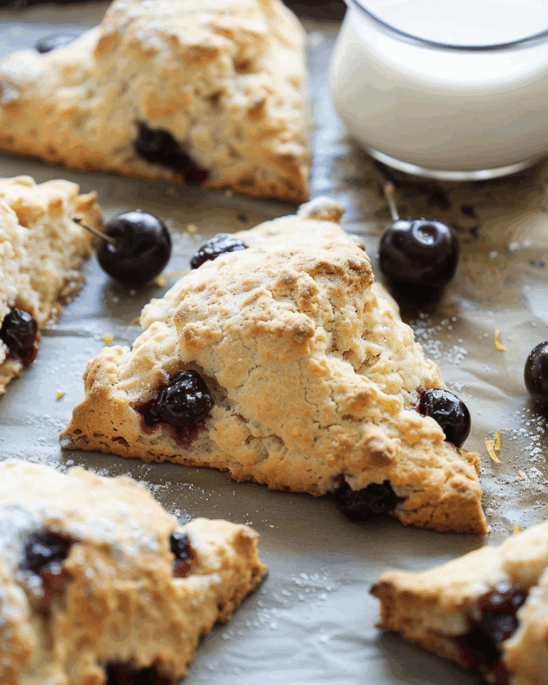 Cherry Lemon Scones