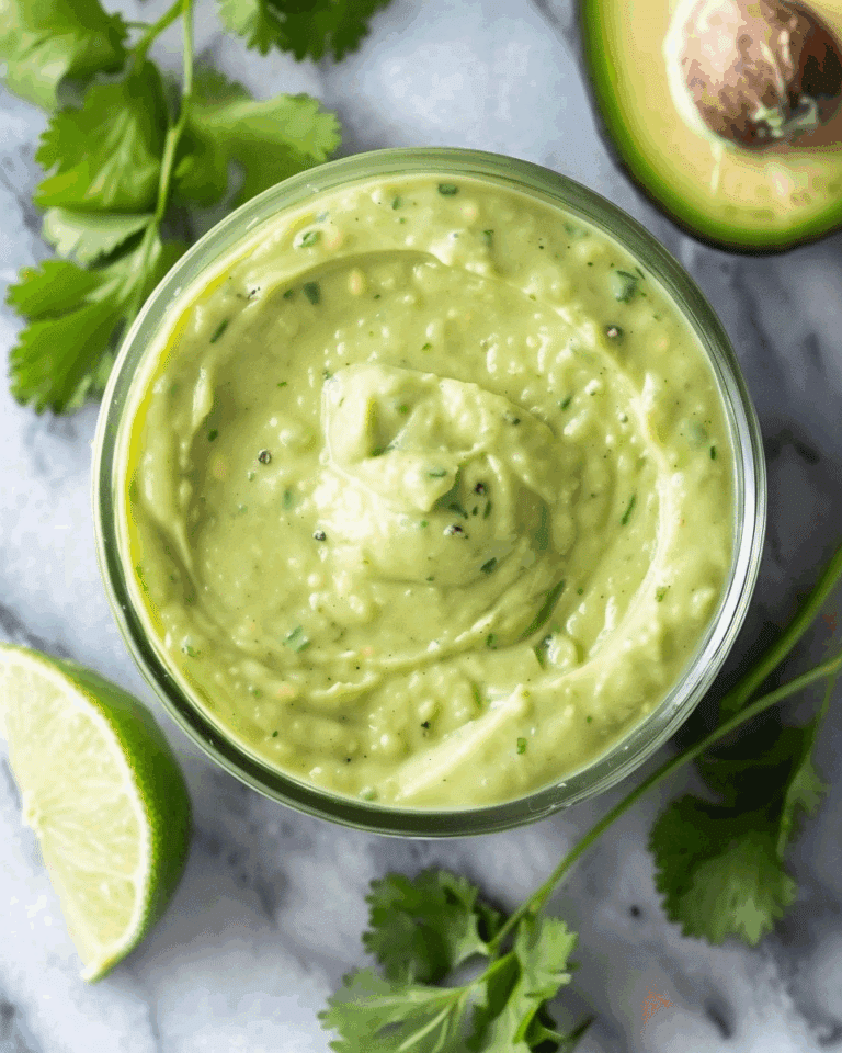 Avocado Cilantro Lime Sauce