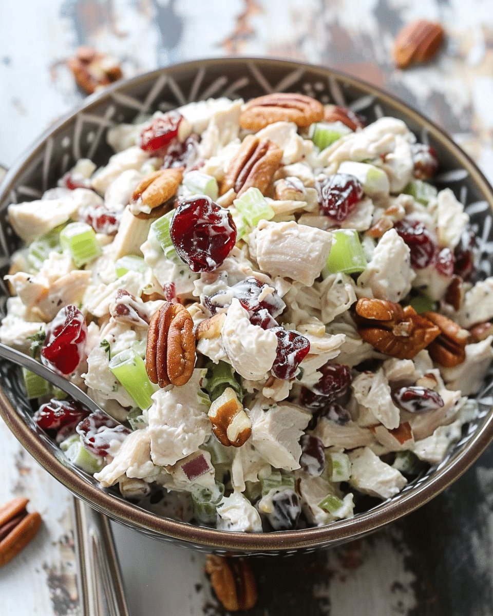 Cranberry Pecan Chicken Salad