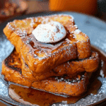 Pumpkin French Toast Breakfast