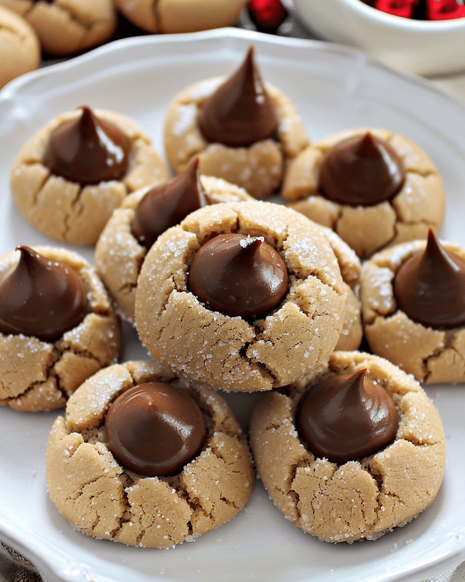 Peanut Butter Blossom Cookies