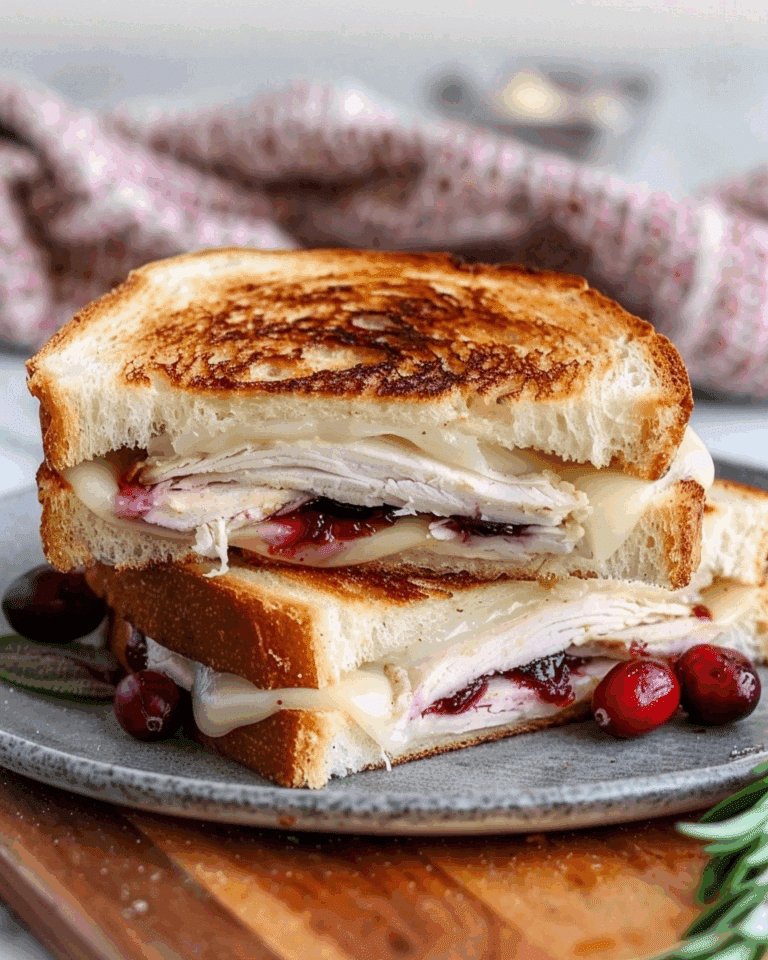 Cranberry Turkey Grilled Cheese